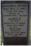 Headstone Nathaniel Steen 1800-1867 and Isabella McKenzie 1800-1893